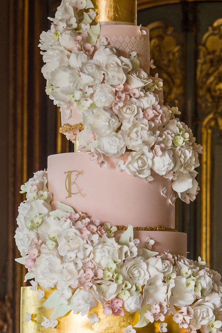 A Luxury Wedding Cake At Cliveden House By GC Couture